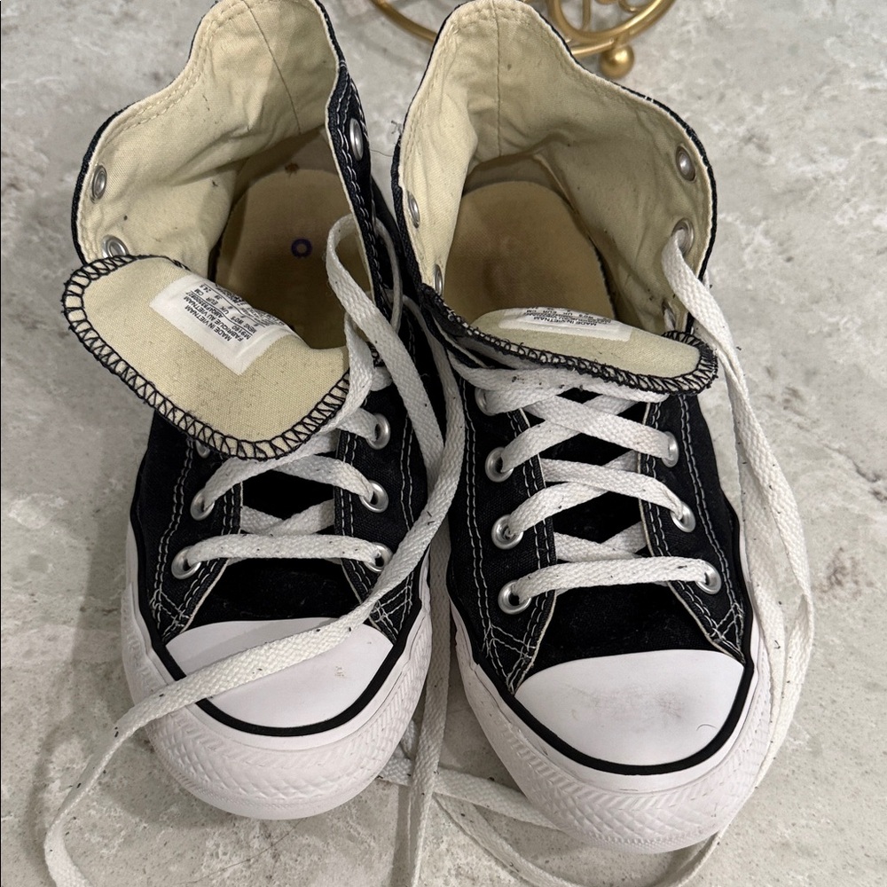 Converse Kids Black and White Sneakers